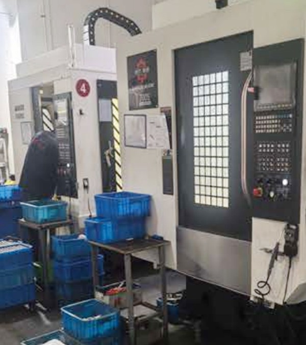 Factory building scene